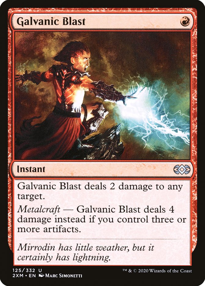 Galvanic Blast [Double Masters] | Shuffle n Cut Hobbies & Games