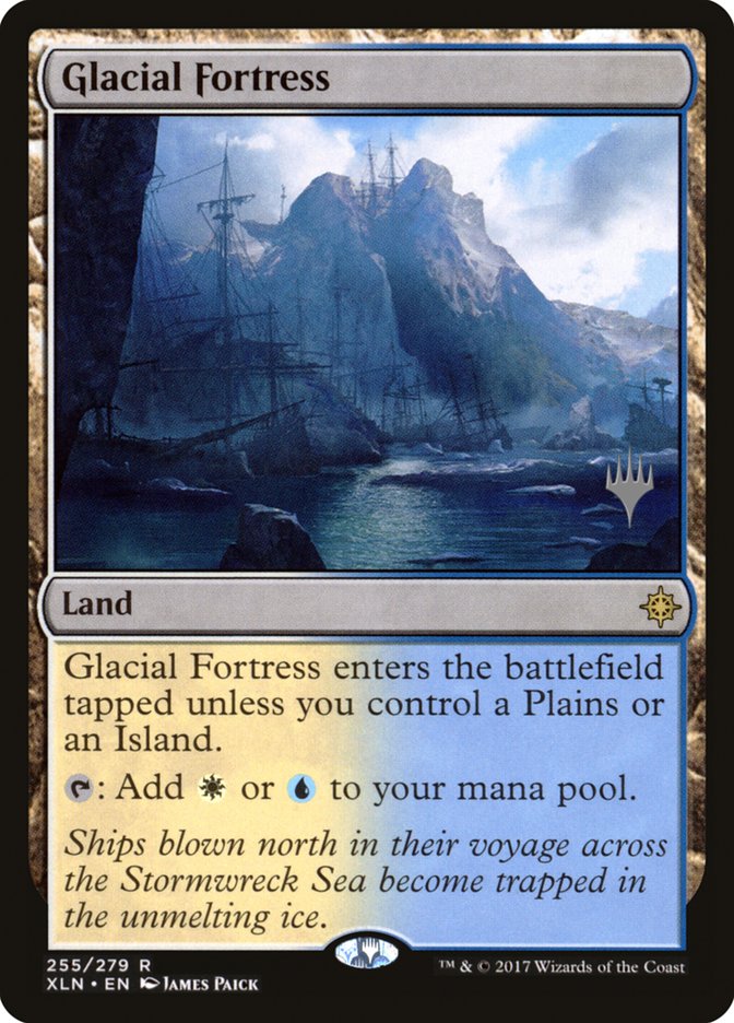 Glacial Fortress (Promo Pack) [Ixalan Promos] | Shuffle n Cut Hobbies & Games