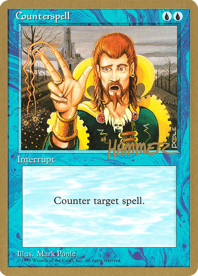 Counterspell (Shawn "Hammer" Regnier) [Pro Tour Collector Set] | Shuffle n Cut Hobbies & Games