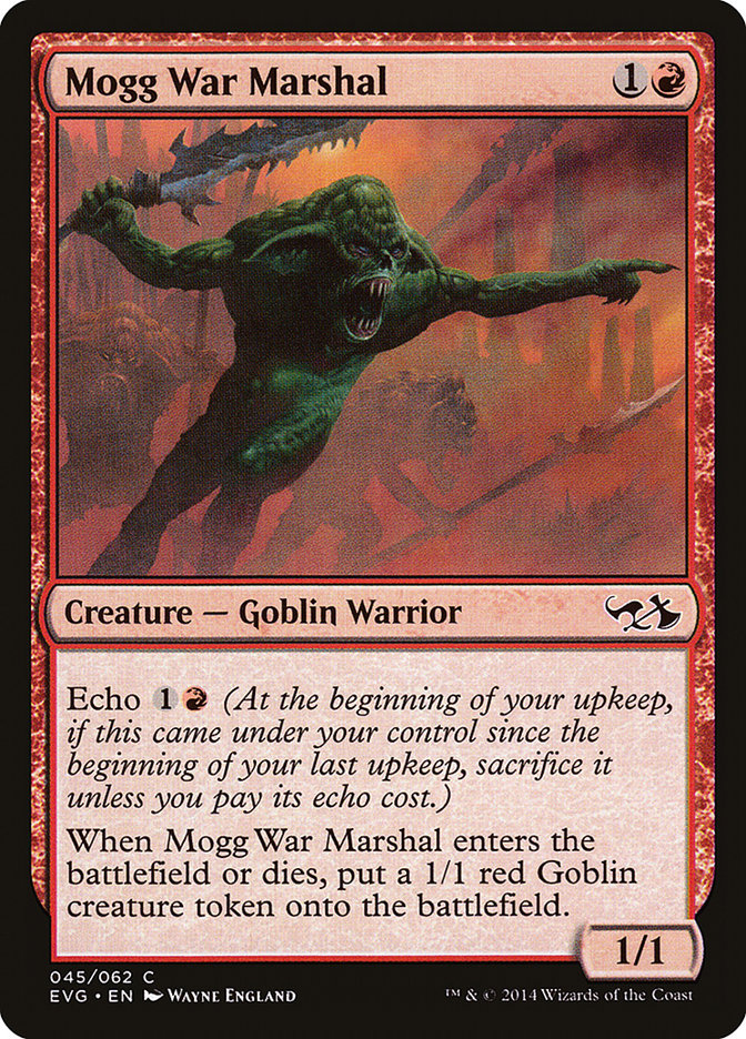 Mogg War Marshal (Elves vs. Goblins) [Duel Decks Anthology] | Shuffle n Cut Hobbies & Games