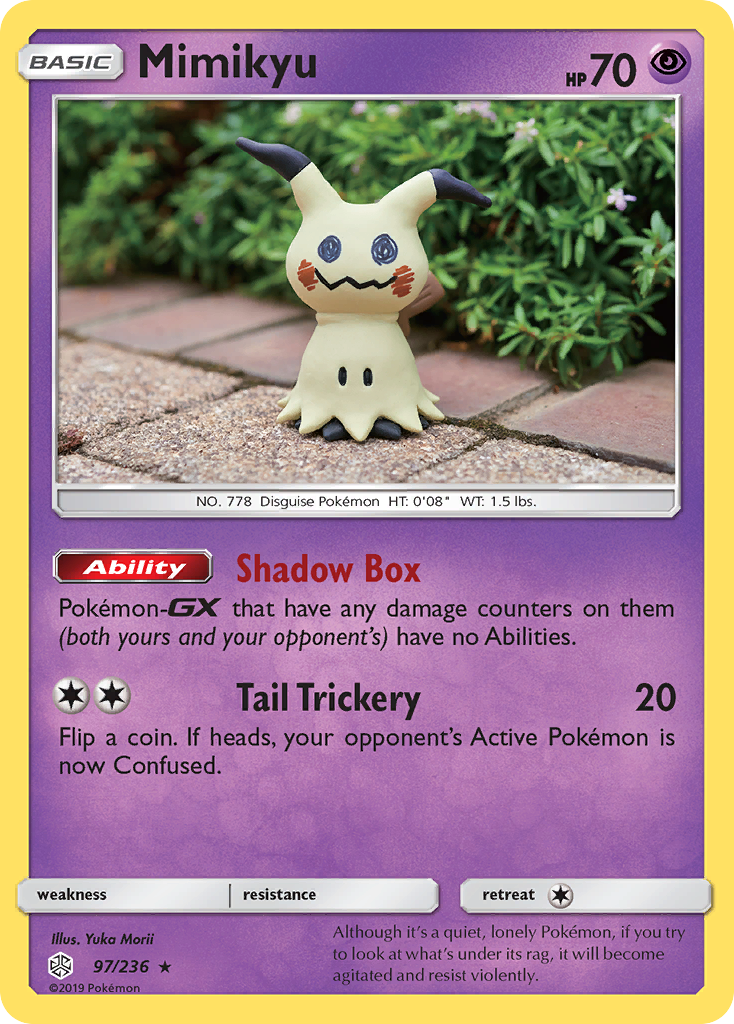 Mimikyu (97/236) [Sun & Moon: Cosmic Eclipse] | Shuffle n Cut Hobbies & Games