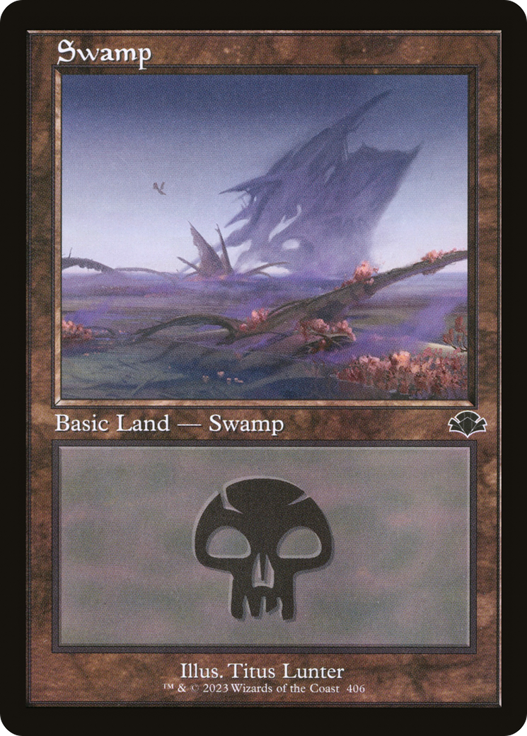 Swamp (406) (Retro) [Dominaria Remastered] | Shuffle n Cut Hobbies & Games