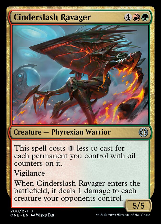 Cinderslash Ravager [Phyrexia: All Will Be One] | Shuffle n Cut Hobbies & Games