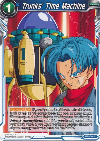 Trunks' Time Machine [BT2-066] | Shuffle n Cut Hobbies & Games