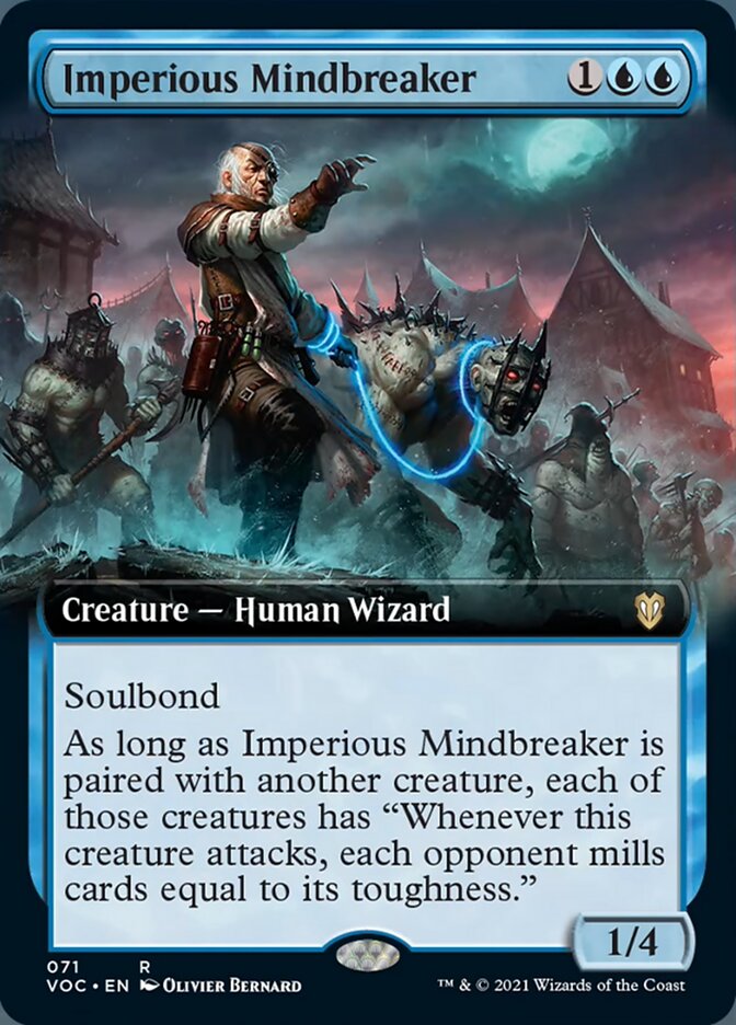 Imperious Mindbreaker (Extended Art) [Innistrad: Crimson Vow Commander] | Shuffle n Cut Hobbies & Games