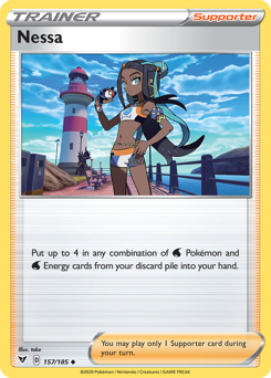 Nessa (157/185) [Sword & Shield: Vivid Voltage] | Shuffle n Cut Hobbies & Games