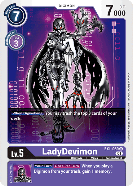 LadyDevimon [EX1-060] [Classic Collection] | Shuffle n Cut Hobbies & Games