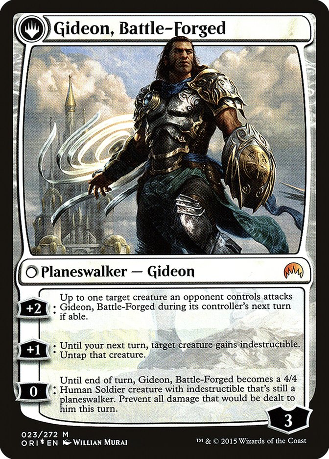 Kytheon, Hero of Akros // Gideon, Battle-Forged [Magic Origins Prerelease Promos] | Shuffle n Cut Hobbies & Games