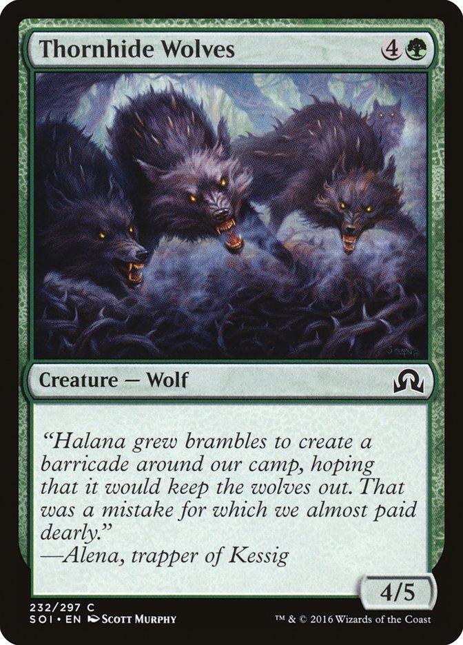 Thornhide Wolves [Shadows over Innistrad] | Shuffle n Cut Hobbies & Games