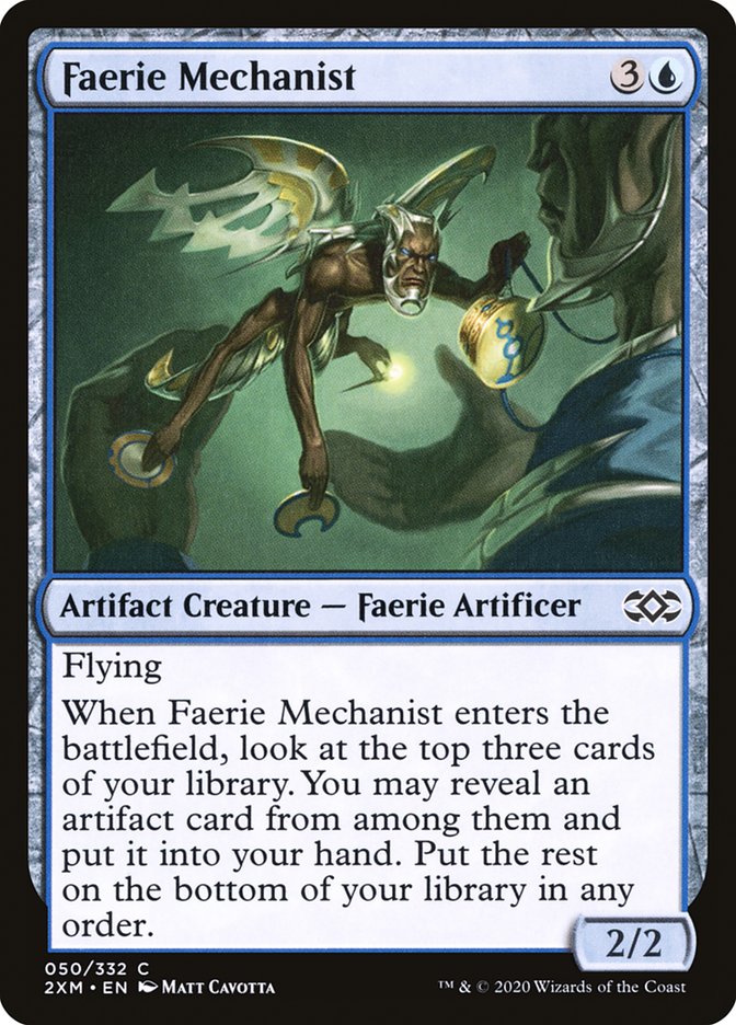 Faerie Mechanist [Double Masters] | Shuffle n Cut Hobbies & Games