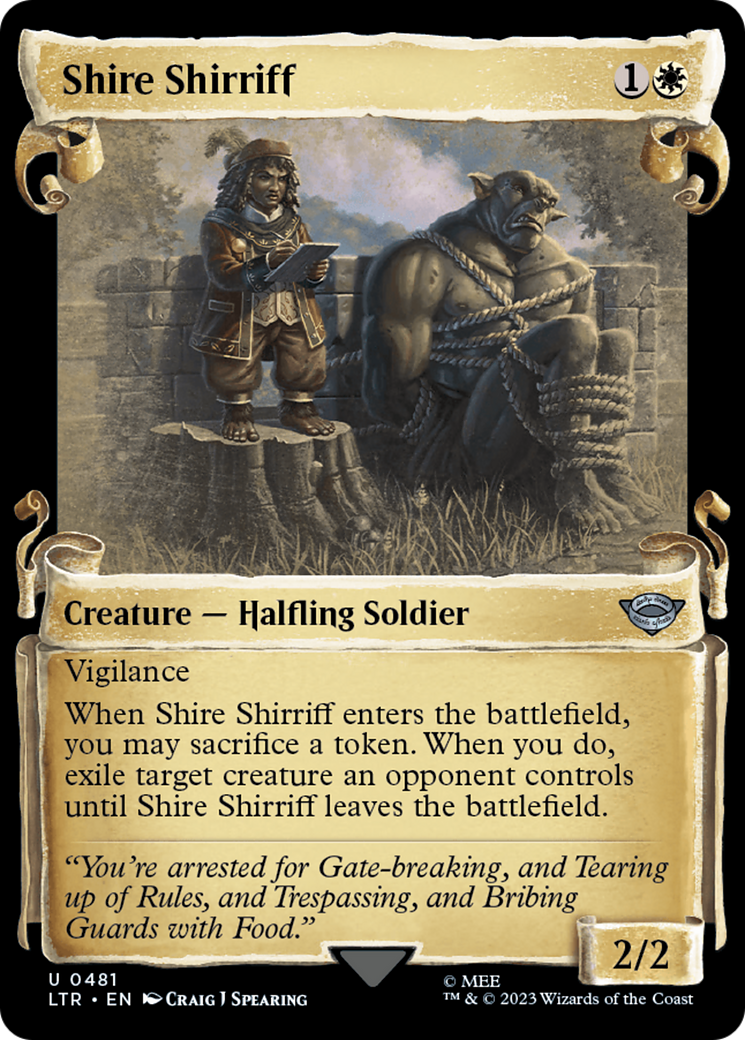 Shire Shirriff [The Lord of the Rings: Tales of Middle-Earth Showcase Scrolls] | Shuffle n Cut Hobbies & Games