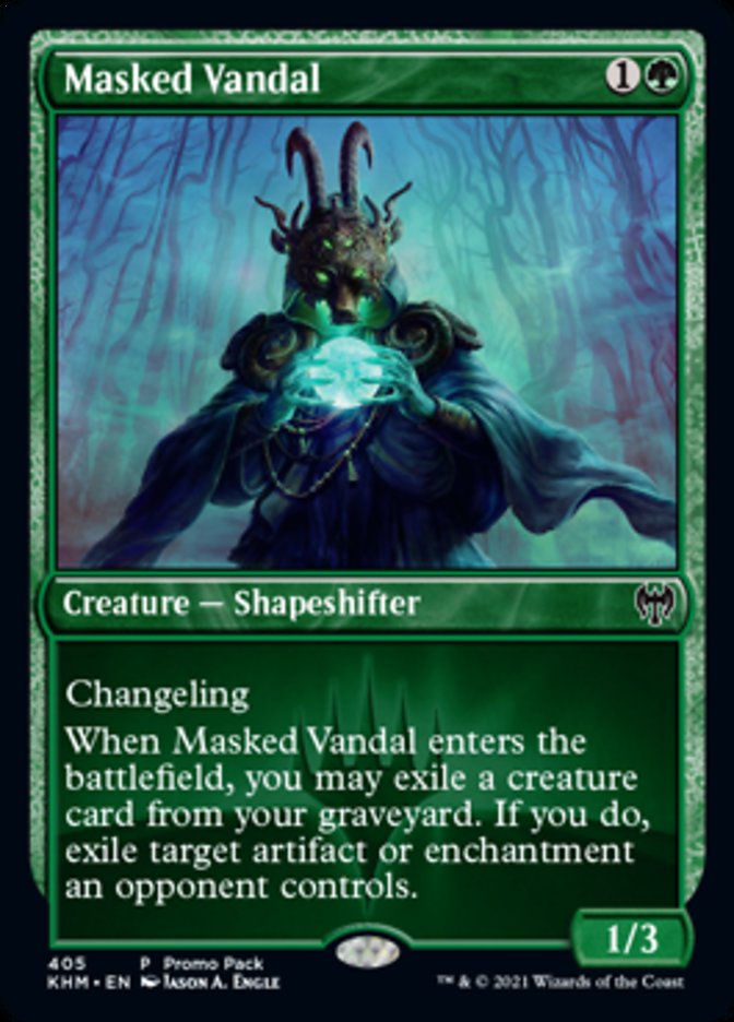 Masked Vandal (Promo Pack) [Kaldheim Promos] | Shuffle n Cut Hobbies & Games