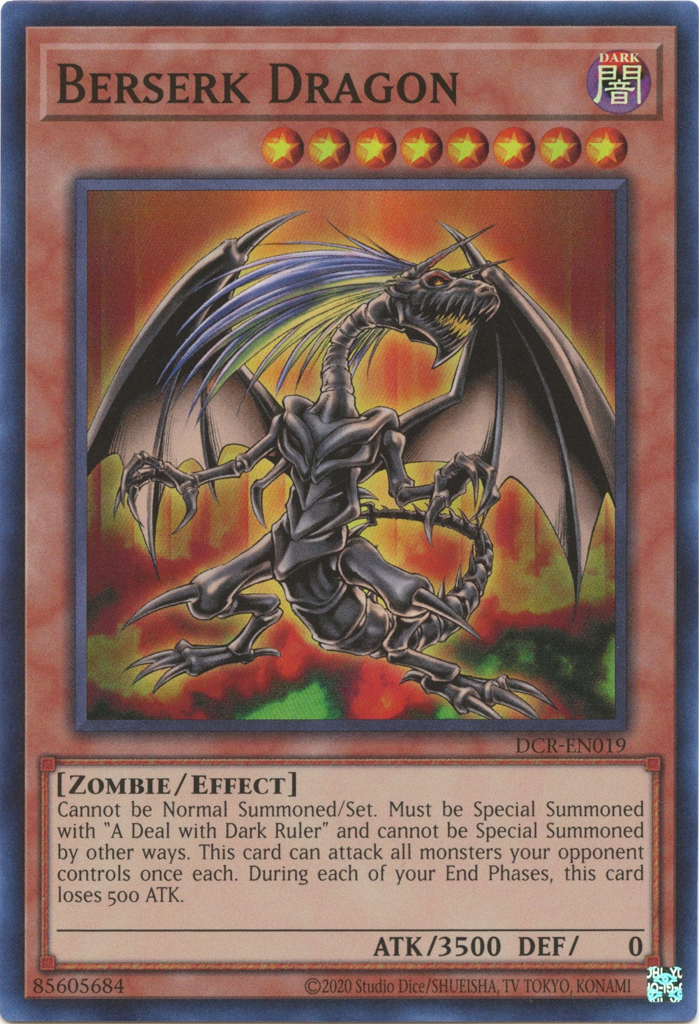 Berserk Dragon (25th Anniversary) [DCR-EN019] Super Rare | Shuffle n Cut Hobbies & Games