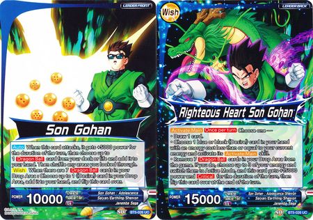 Son Gohan // Righteous Heart Son Gohan (BT5-026) [Miraculous Revival] | Shuffle n Cut Hobbies & Games