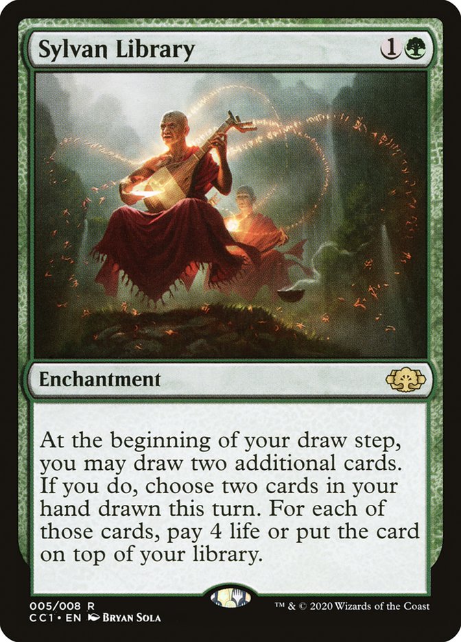 Sylvan Library [Commander Collection: Green] | Shuffle n Cut Hobbies & Games