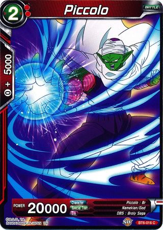 Piccolo [BT6-016] | Shuffle n Cut Hobbies & Games