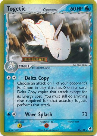 Togetic (11/101) (Delta Species) (Stamped) [EX: Dragon Frontiers] | Shuffle n Cut Hobbies & Games