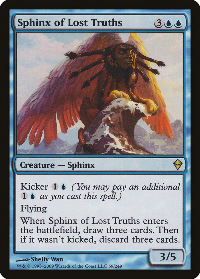 Sphinx of Lost Truths [Zendikar] | Shuffle n Cut Hobbies & Games