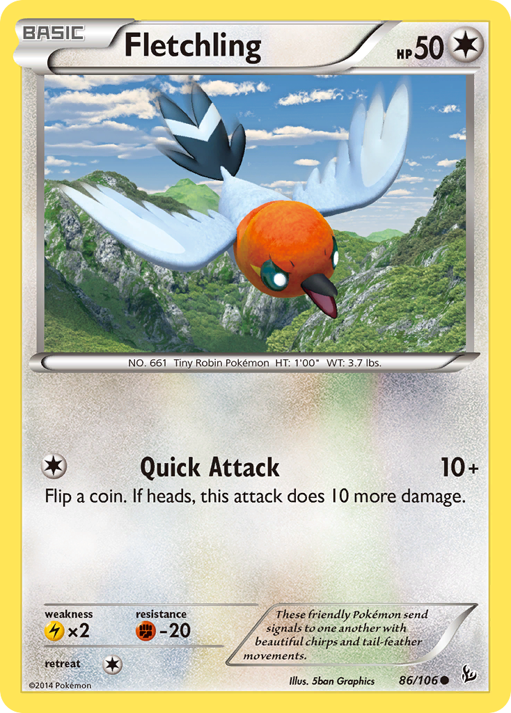 Fletchling (86/106) [XY: Flashfire] | Shuffle n Cut Hobbies & Games