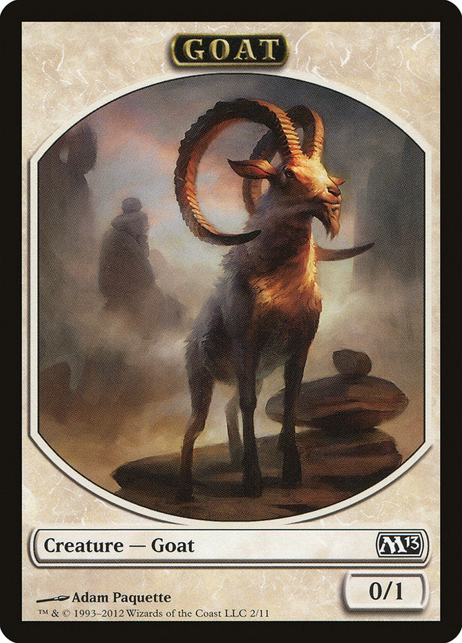 Goat Token [Magic 2013 Tokens] | Shuffle n Cut Hobbies & Games