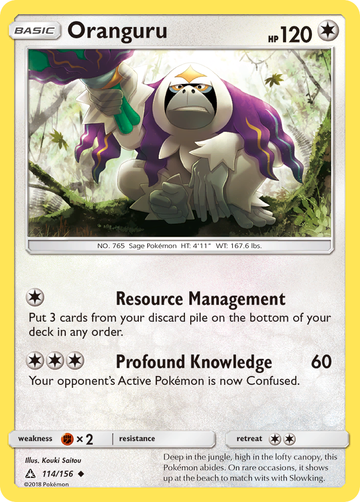 Oranguru (114/156) [Sun & Moon: Ultra Prism] | Shuffle n Cut Hobbies & Games