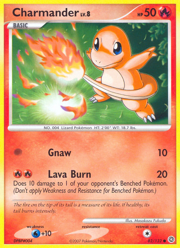 Charmander (82/132) [Diamond & Pearl: Secret Wonders] | Shuffle n Cut Hobbies & Games