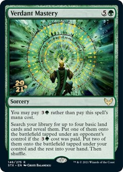 Verdant Mastery [Strixhaven: School of Mages Prerelease Promos] | Shuffle n Cut Hobbies & Games