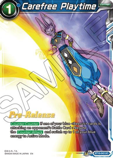 Carefree Playtime (BT16-043) [Realm of the Gods Prerelease Promos] | Shuffle n Cut Hobbies & Games