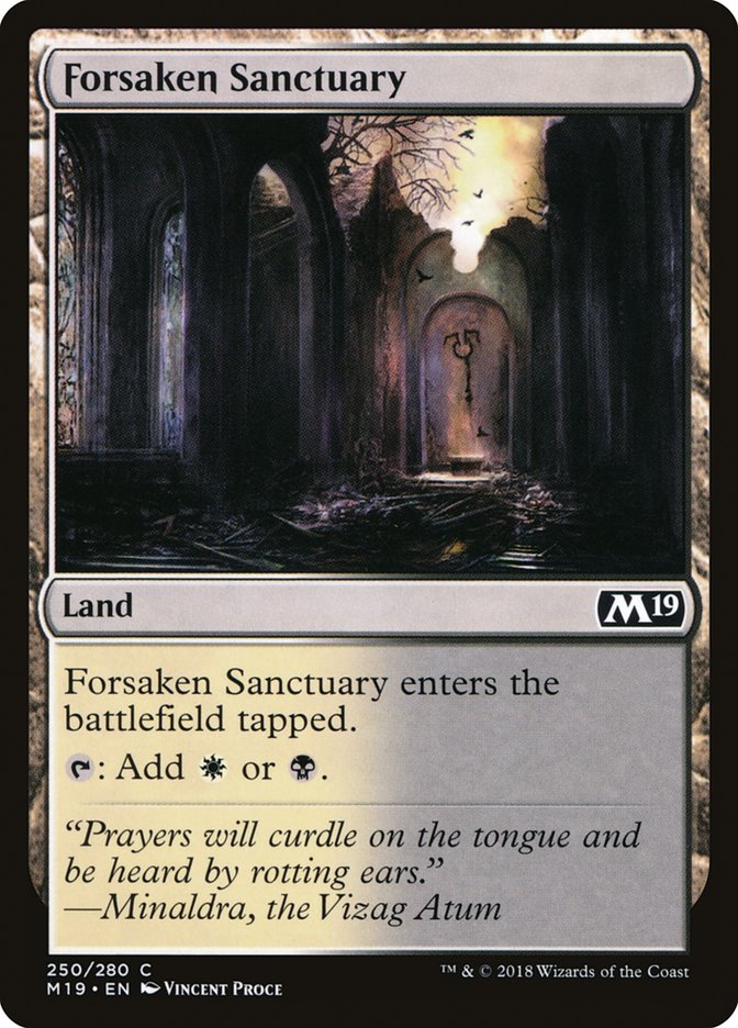 Forsaken Sanctuary [Core Set 2019] | Shuffle n Cut Hobbies & Games