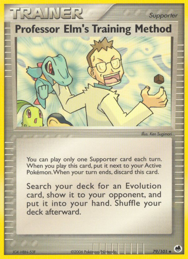 Professor Elm's Training Method (79/101) [EX: Dragon Frontiers] | Shuffle n Cut Hobbies & Games