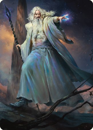 Saruman of Many Colors Art Card [The Lord of the Rings: Tales of Middle-earth Art Series] | Shuffle n Cut Hobbies & Games