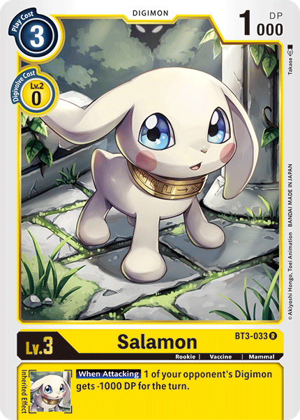 Salamon [BT3-033] [Release Special Booster Ver.1.5] | Shuffle n Cut Hobbies & Games