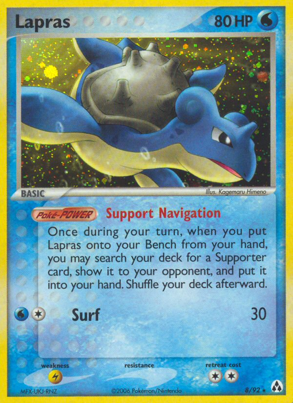 Lapras (8/92) [EX: Legend Maker] | Shuffle n Cut Hobbies & Games