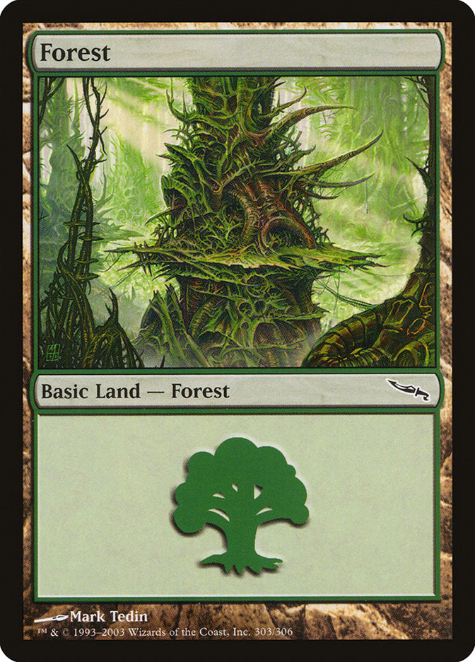 Forest (303) [Mirrodin] | Shuffle n Cut Hobbies & Games