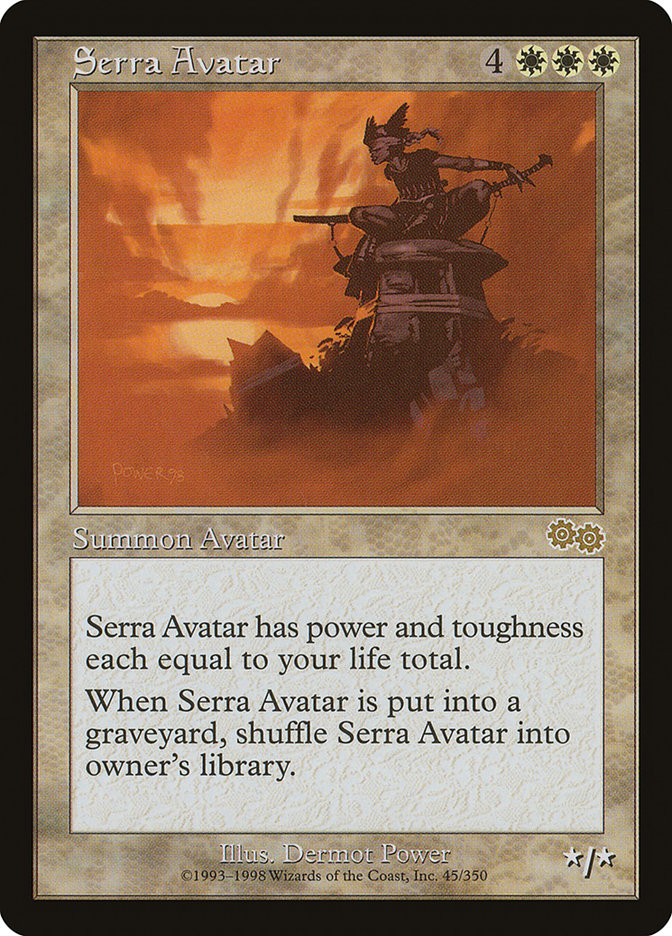 Serra Avatar [Urza's Saga] | Shuffle n Cut Hobbies & Games
