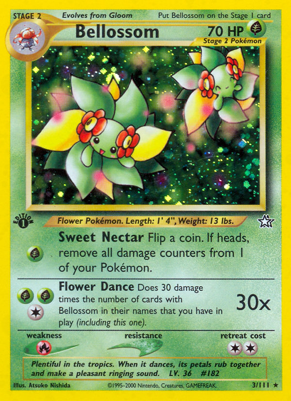 Bellossom (3/111) [Neo Genesis 1st Edition] | Shuffle n Cut Hobbies & Games