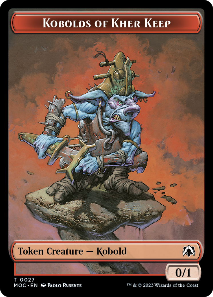 Bird // Kobolds of Kher Keep Double-Sided Token [March of the Machine Commander Tokens] | Shuffle n Cut Hobbies & Games