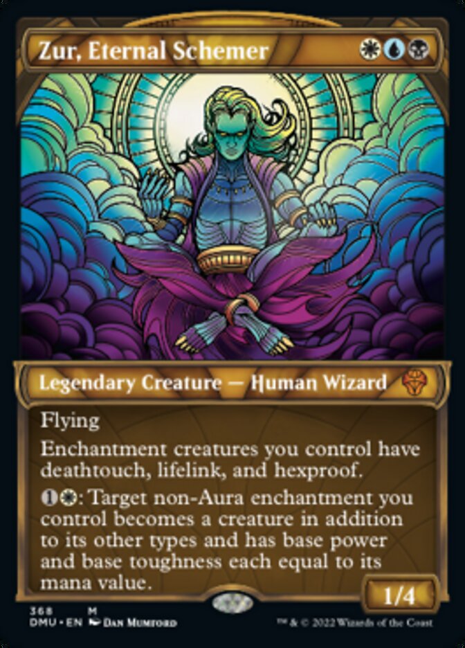 Zur, Eternal Schemer (Showcase Textured) [Dominaria United] | Shuffle n Cut Hobbies & Games