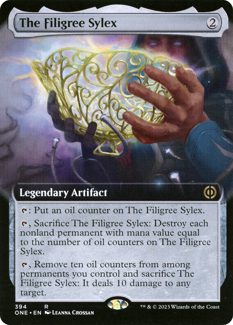 The Filigree Sylex (Extended Art) [Phyrexia: All Will Be One] | Shuffle n Cut Hobbies & Games