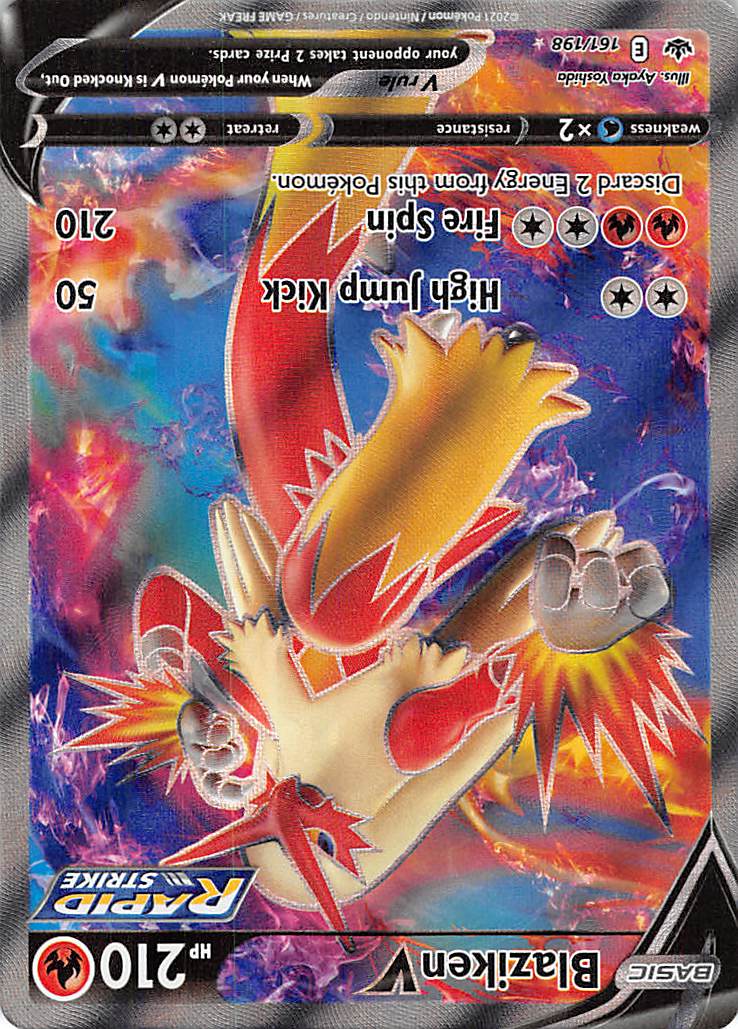 Blaziken V (161/198) [Sword & Shield: Chilling Reign] | Shuffle n Cut Hobbies & Games