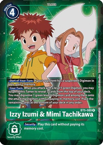 BT5-089: Izzy Izumi & Mimi Tachikawa (Box Topper) | Shuffle n Cut Hobbies & Games