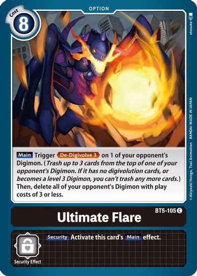 BT5-105: Ultimate Flare | Shuffle n Cut Hobbies & Games